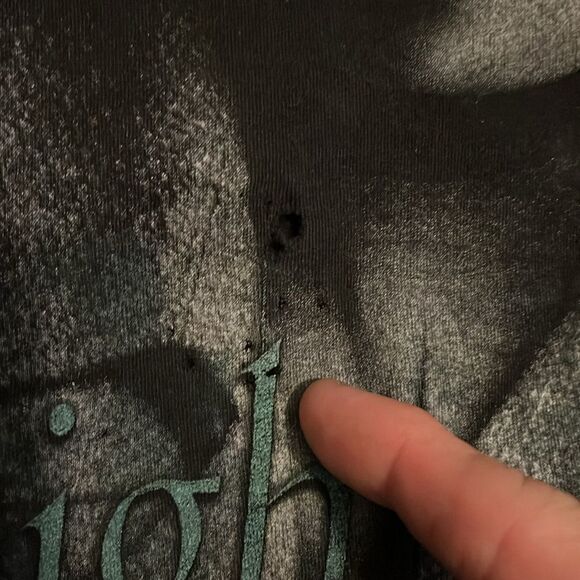 Twilight Edward Movie Black Pullover Graphic Shirt Casual Goth Vampire Emo - Picture 8 of 10